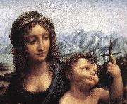 LEONARDO da Vinci Madonna with the Yarnwinder oil